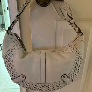 Cole Haan off white/Cream Leather Hobo Bag in very good condition